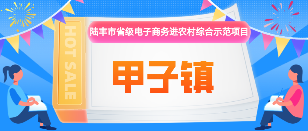 陸豐市省級電子商務進農村綜合示范項目-甲子鎮(zhèn).png